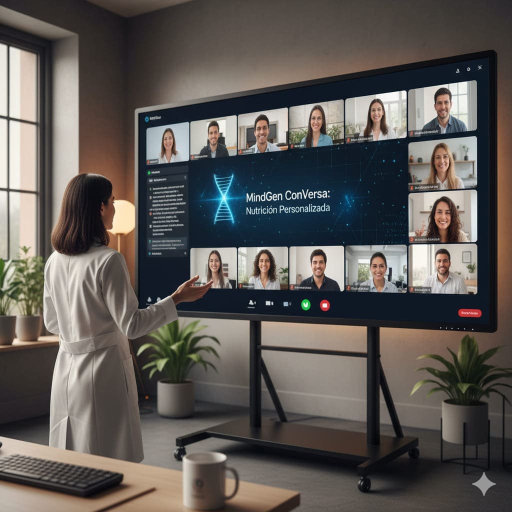 ¡MindGen ConVersa LLEGA! Tu Puerta a la Nutrición Personalizada en Vivo con la Dra. Verónica Hernández