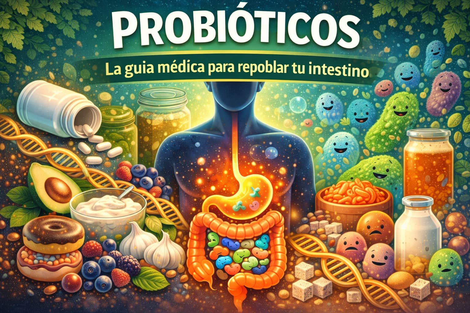 Probióticos: La guía médica para repoblar tu intestino y recuperar tu salud integral