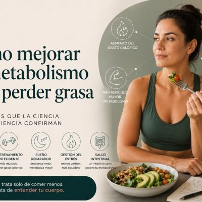 Cómo mejorar tu metabolismo para perder grasa sin dañar tu salud
